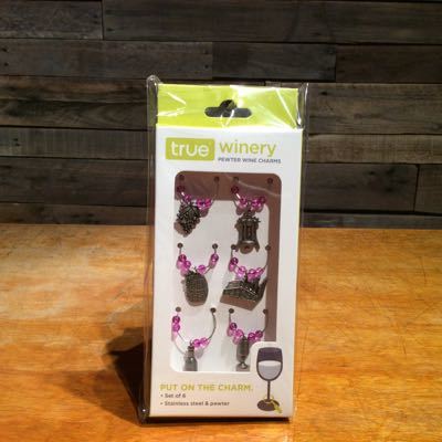 True Pewter Wine Charms